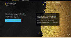 Desktop Screenshot of miningstockvaluator.com